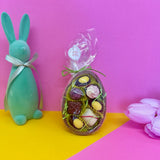 Luxury Belgian chocolate easter egg filled with easter chocolates